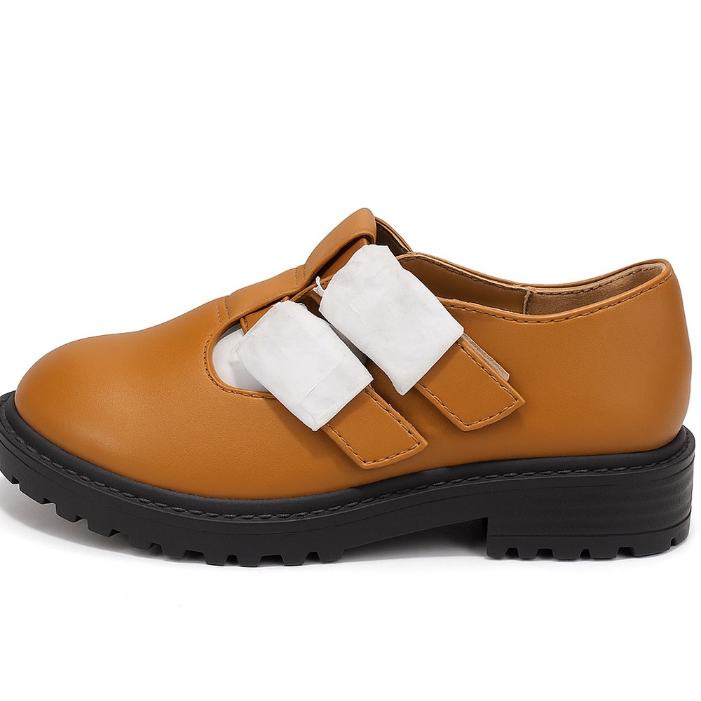 Brown Mary Jane Shoes Toddler size 12 - Picture 2 of 4